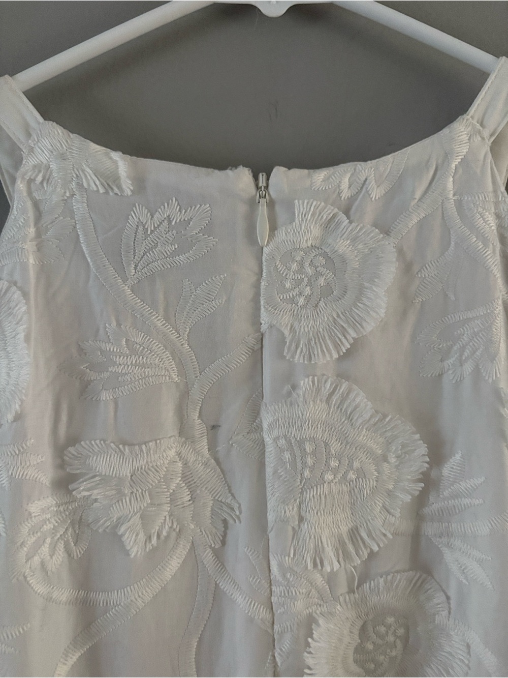 INC International Concepts White Textured Halter Cocktail Dress - Picture 10 of 11